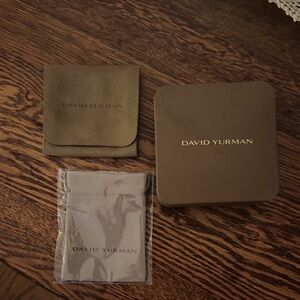 David Yurman Brown Jewelry Box Set